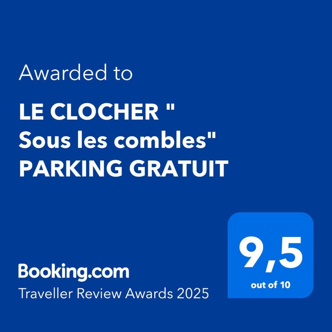 Le Clocher " Sous Les Combles" Parking Gratuit Beblenheim Exterior photo